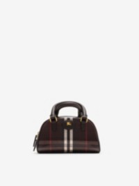 Mini Highlands Bowling Bag​ in colour Mahogany red