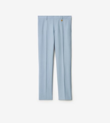 Wool Tailored Trousers in Gale - Men | Burberry® Official