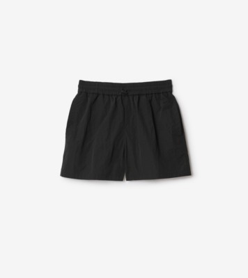 BURBERRY ブラック キルティング ショートパンツ p14050225-a.jpg