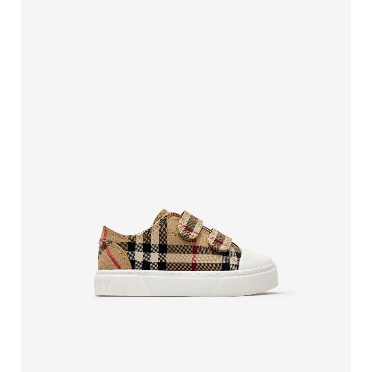 Check Cotton Sneakers