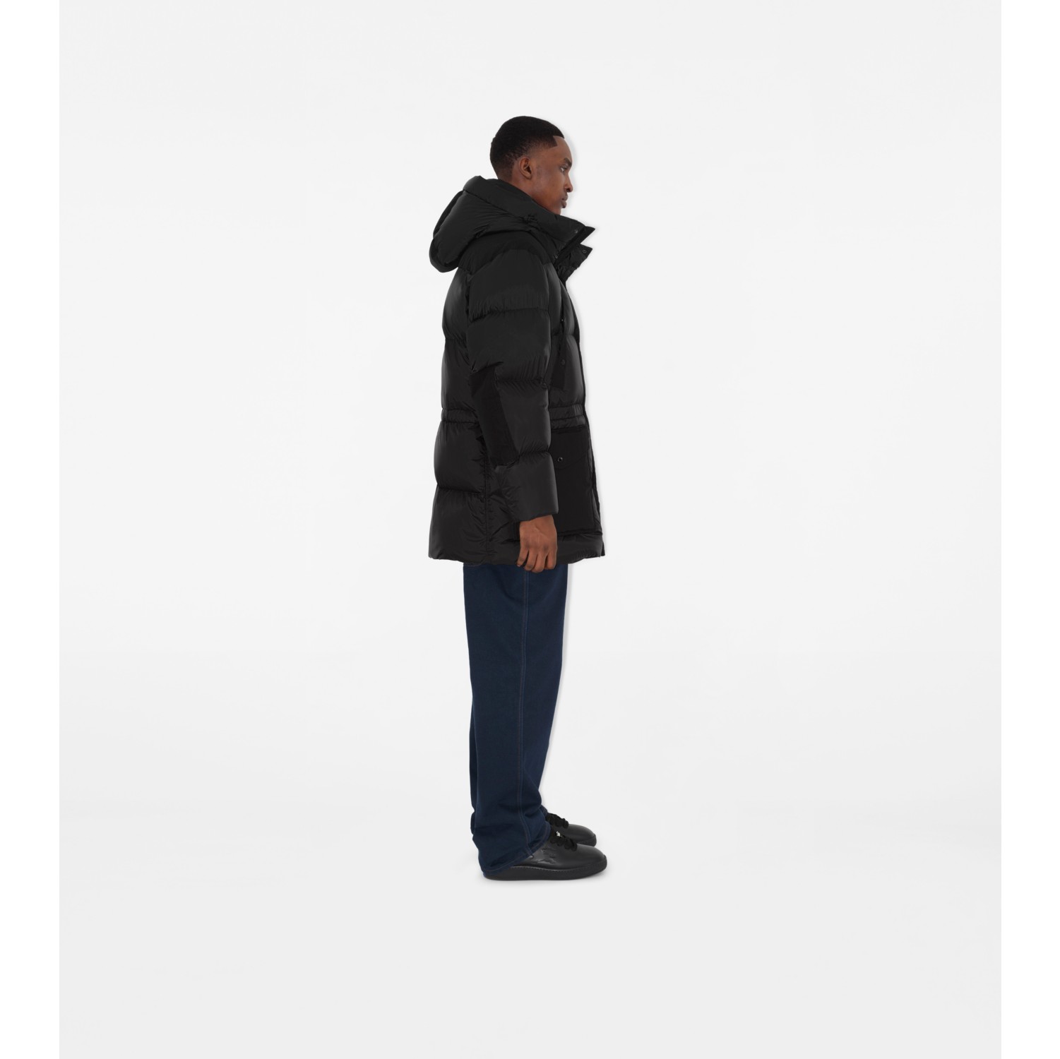 Nylon Puffer Coat