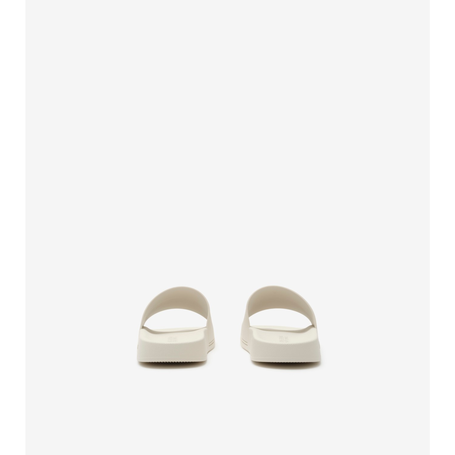 Logo Slides in Sandy beige/candyfloss pink - Women | Burberry® Official