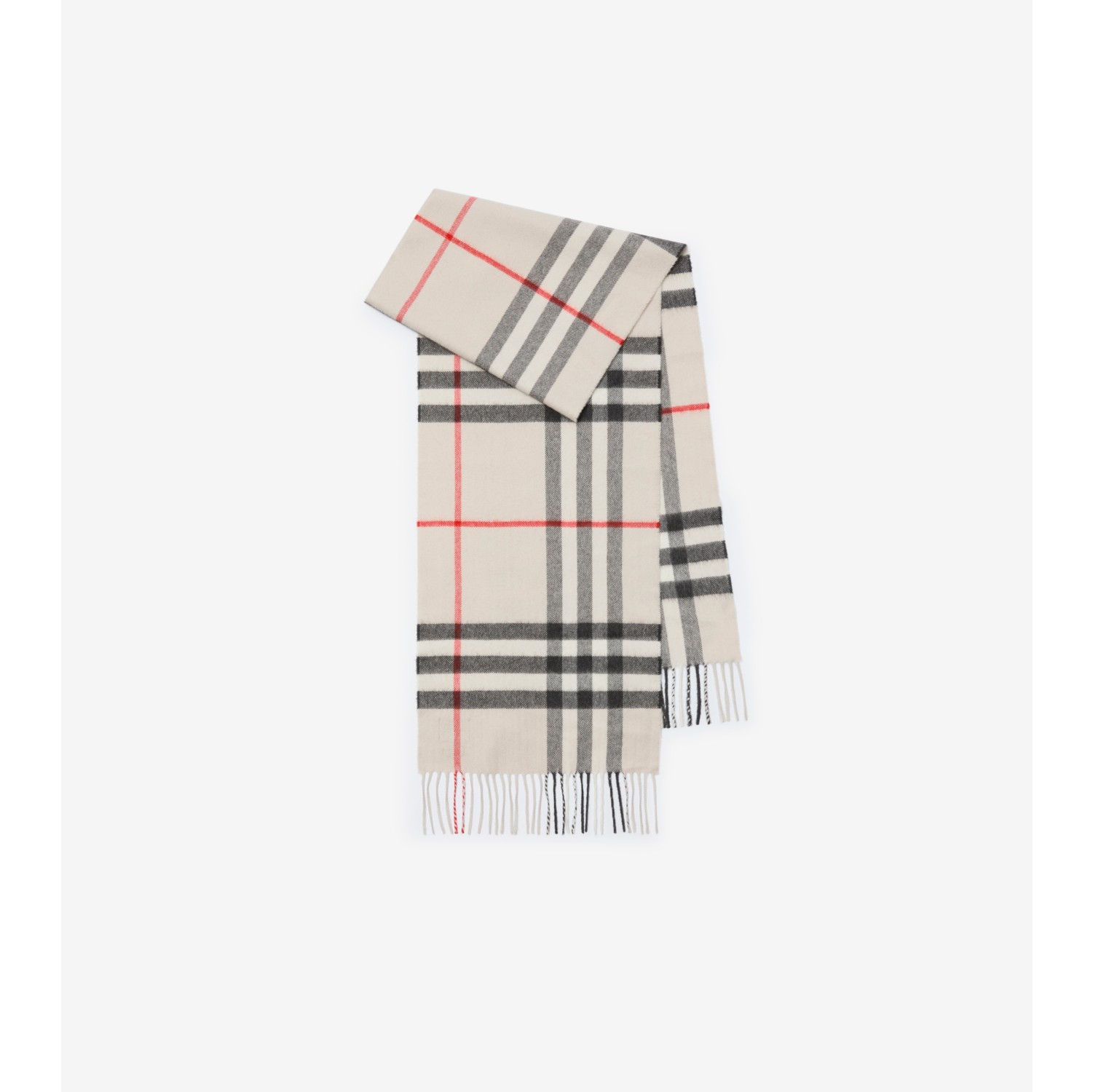 Check Cashmere Scarf