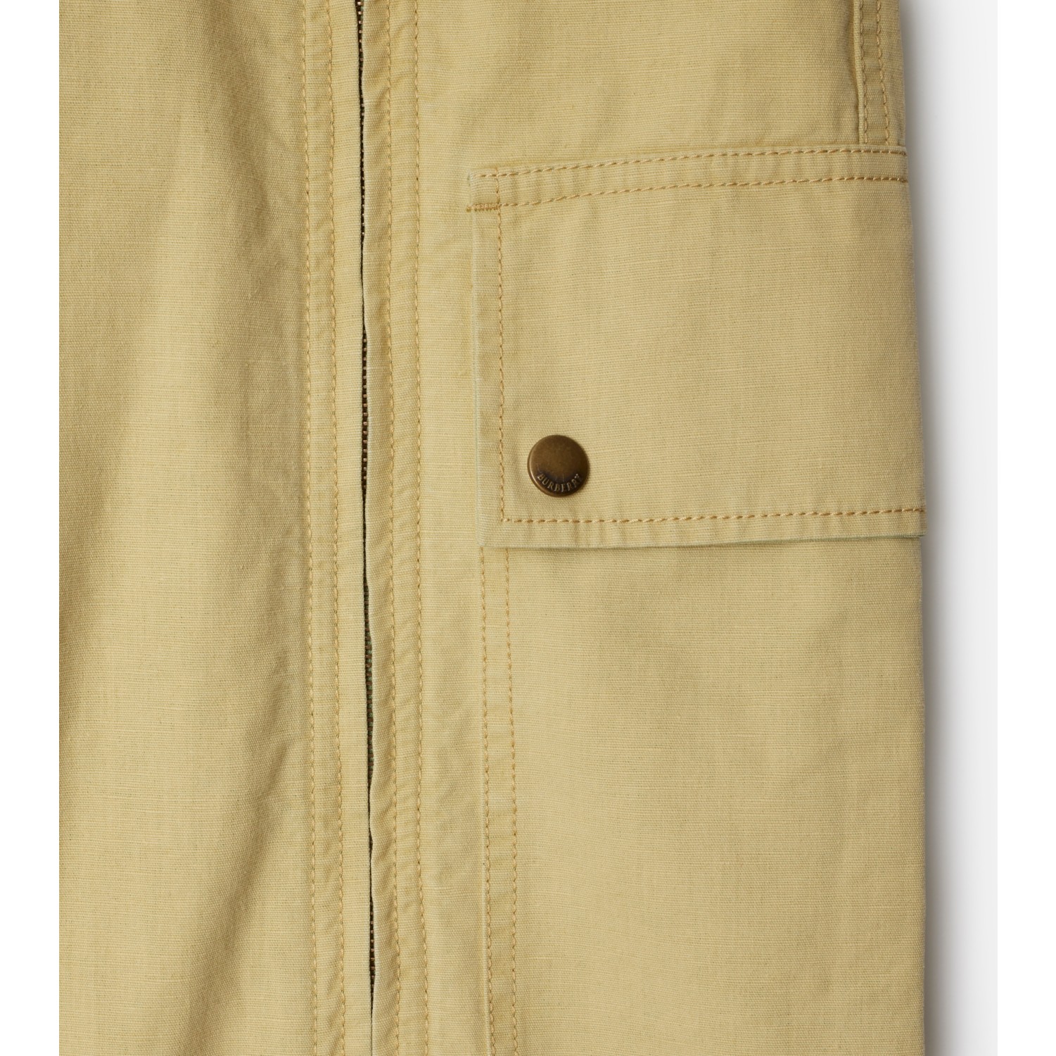 Cotton Linen Zip Trousers