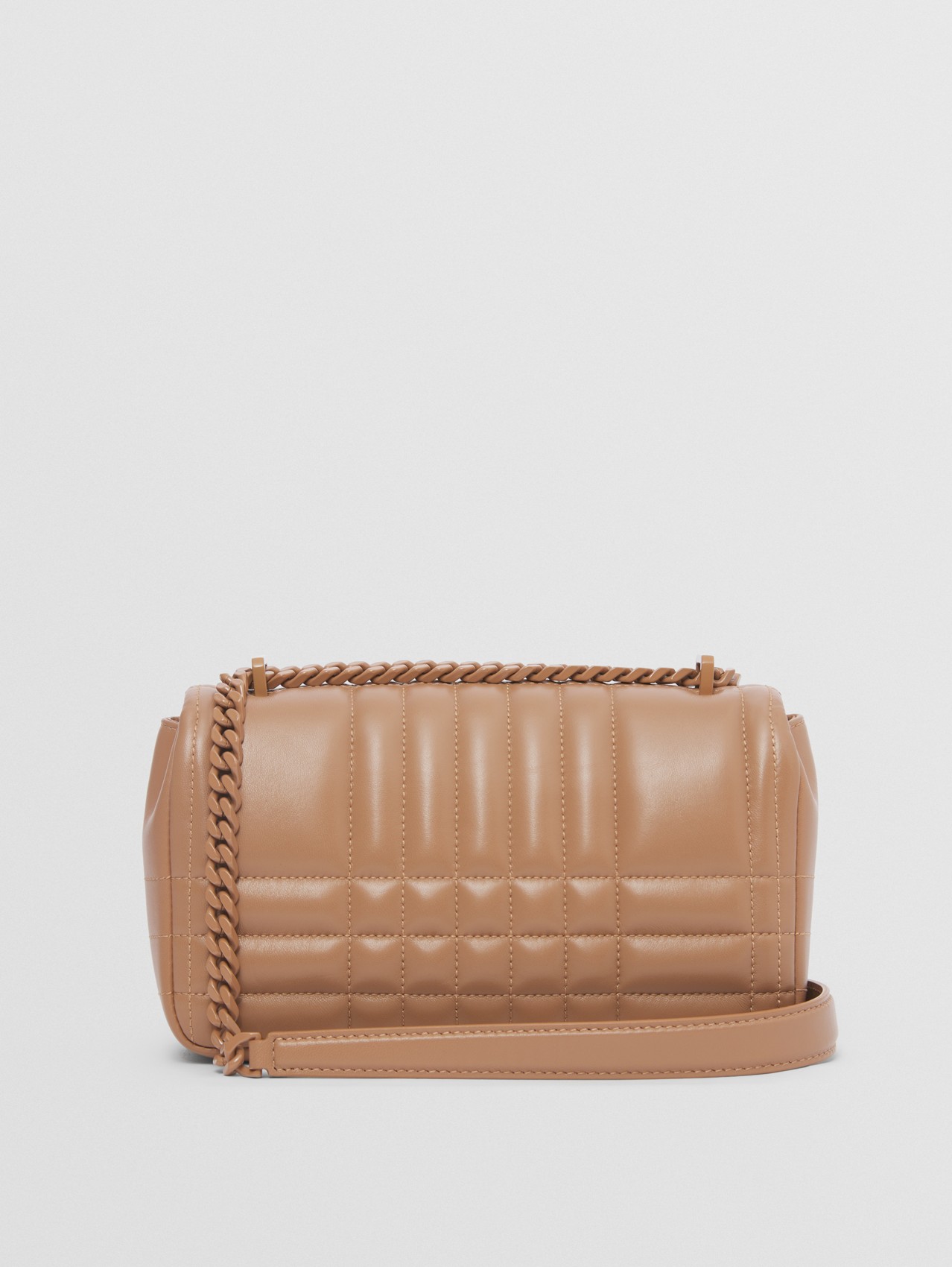 Small Quilted Lambskin Lola Bag in Camel