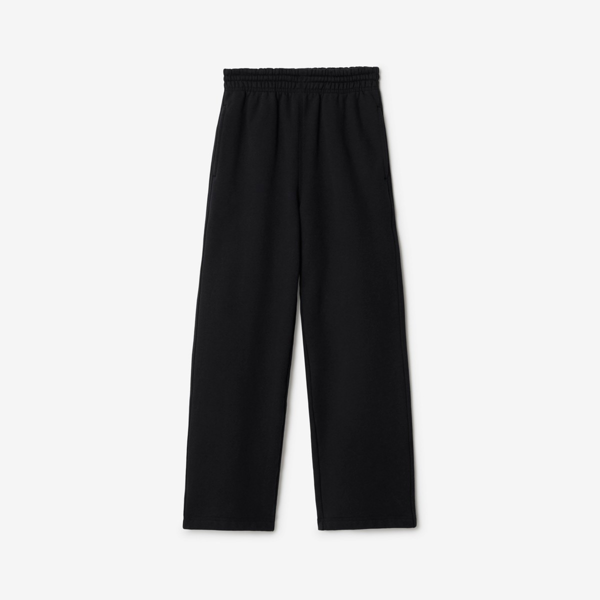 Burberry Cotton Track Pants In Black
