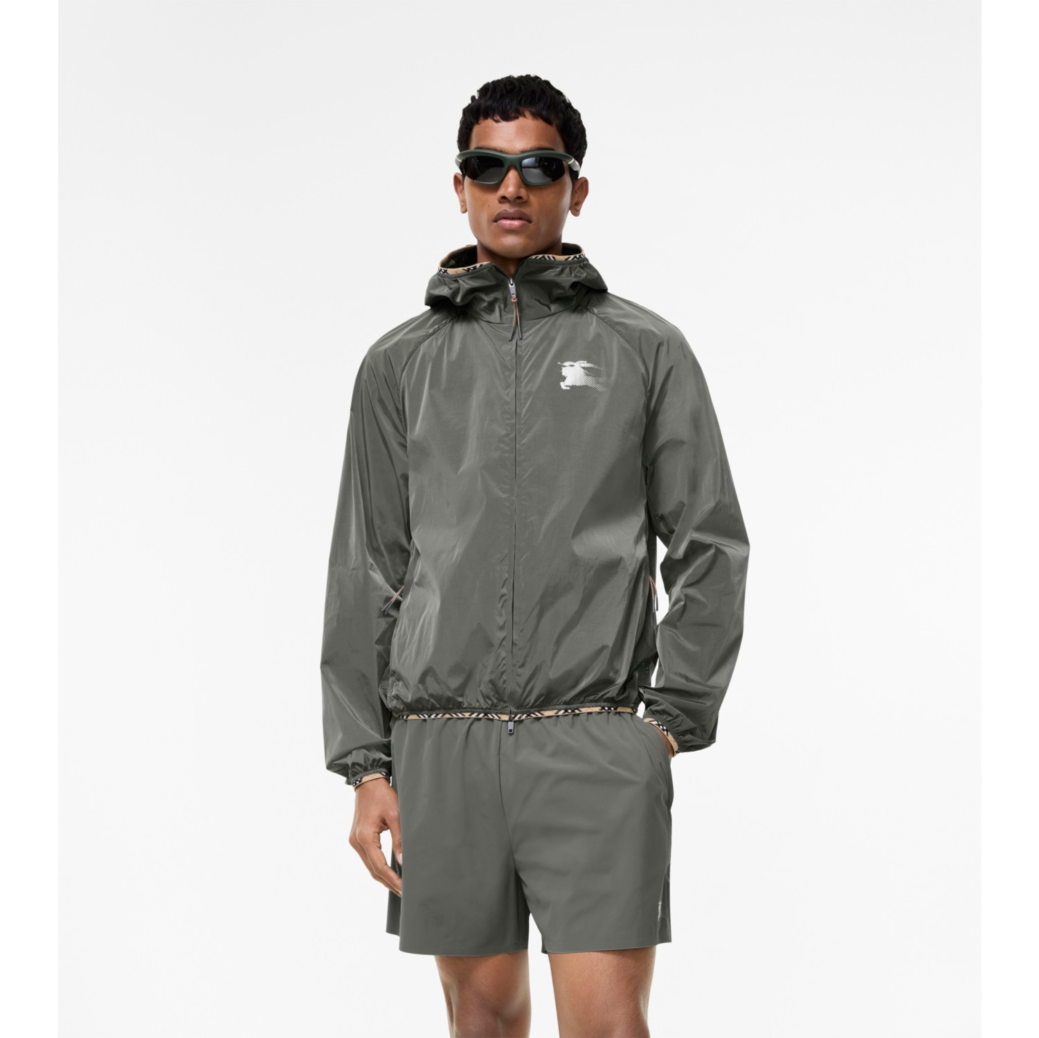 Nylon Hooded Jacket