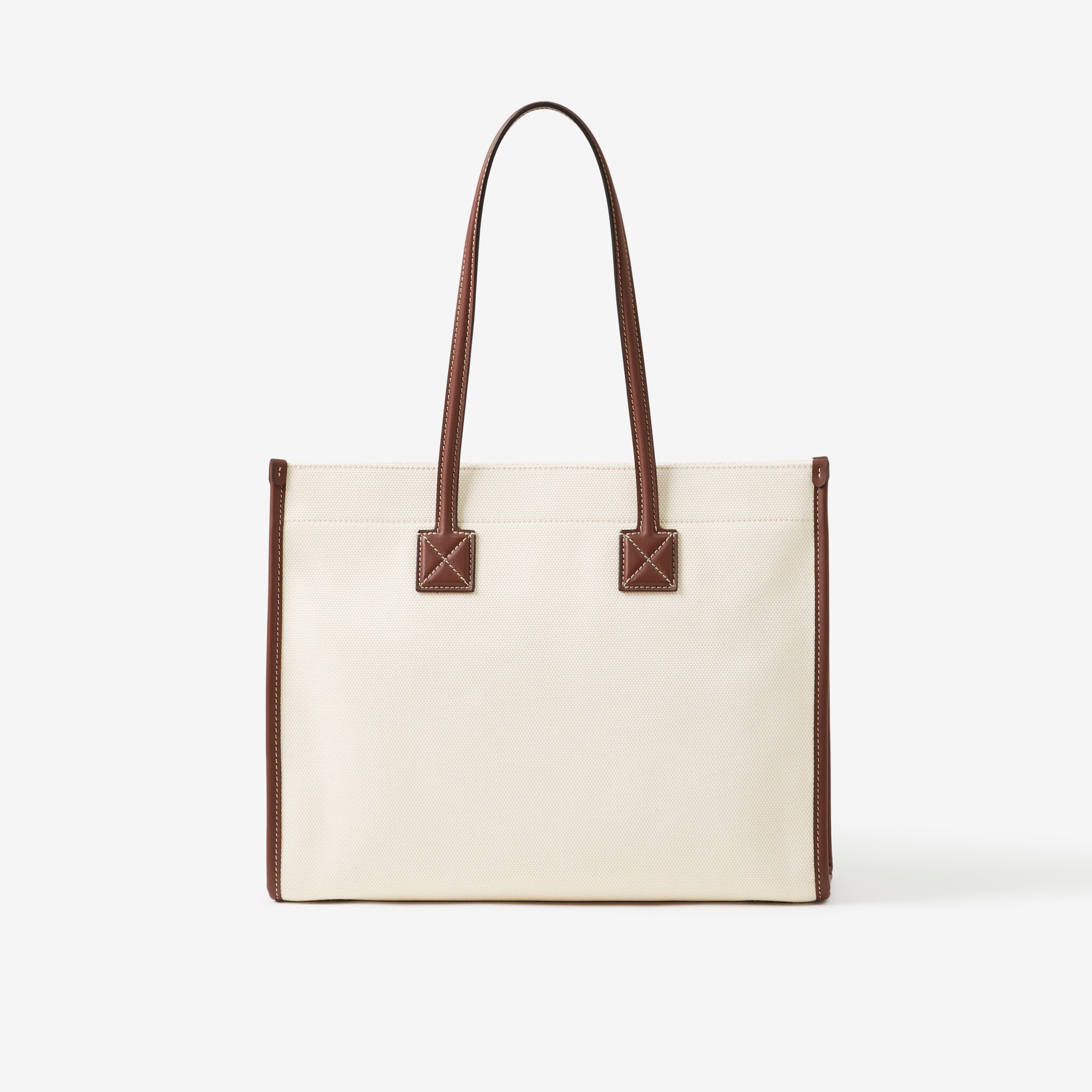 Small Freya Tote in Natural/tan - Women | Burberry® Official - 3