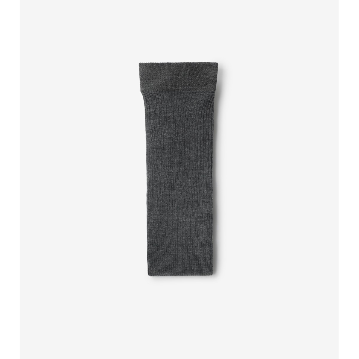 Shop Burberry Wool Blend Tights In Mid Grey