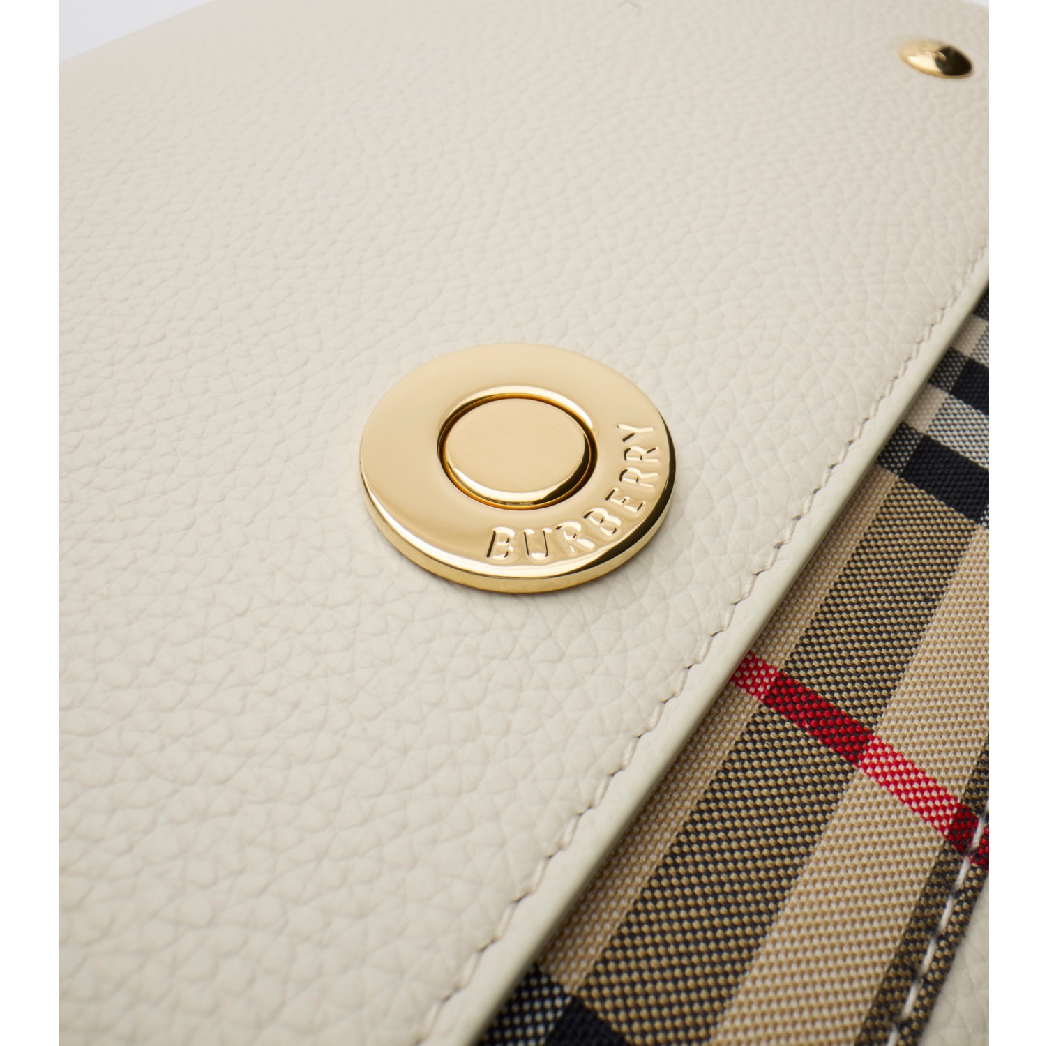 Note Bag in Vintage check/soap beige - Women, Leather | Burberry