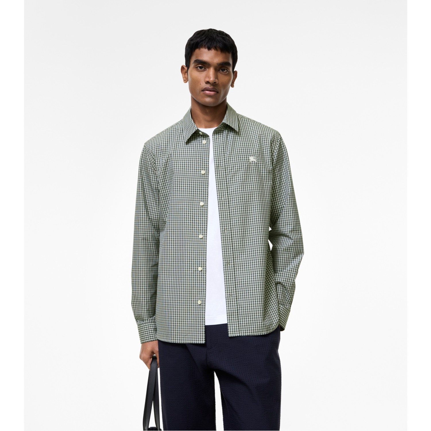 Relaxed Fit Check Cotton Shirt