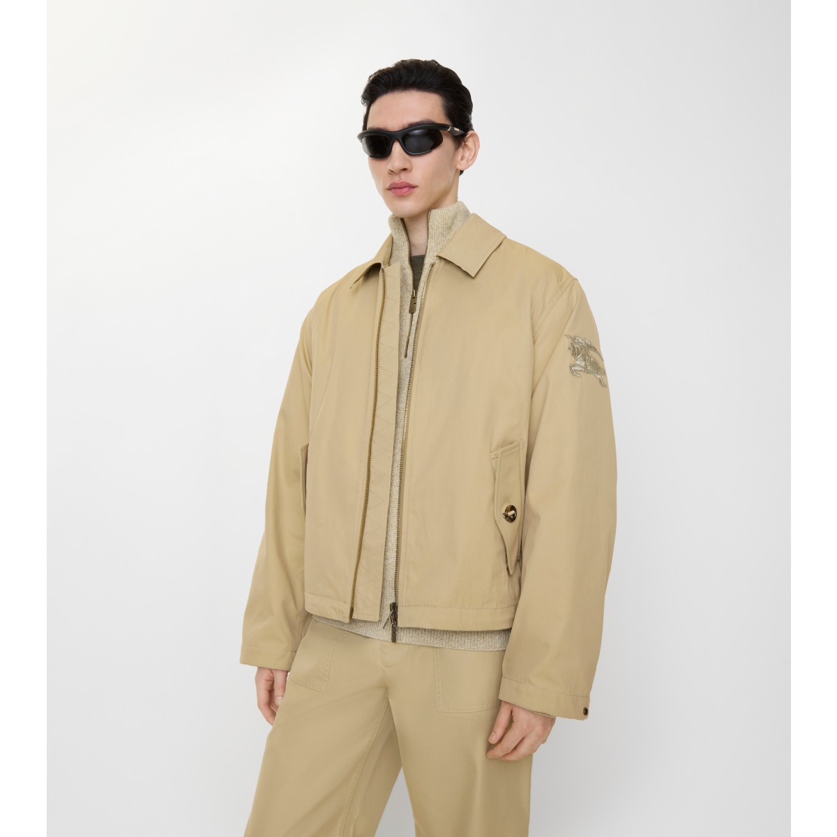  Check Gabardine Jacket