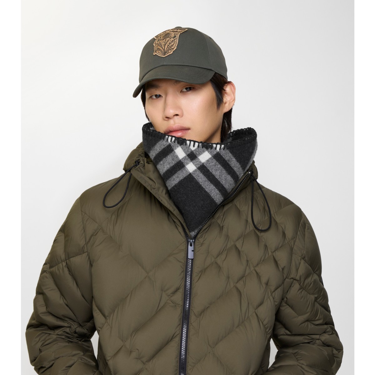  Check Cashmere Snood