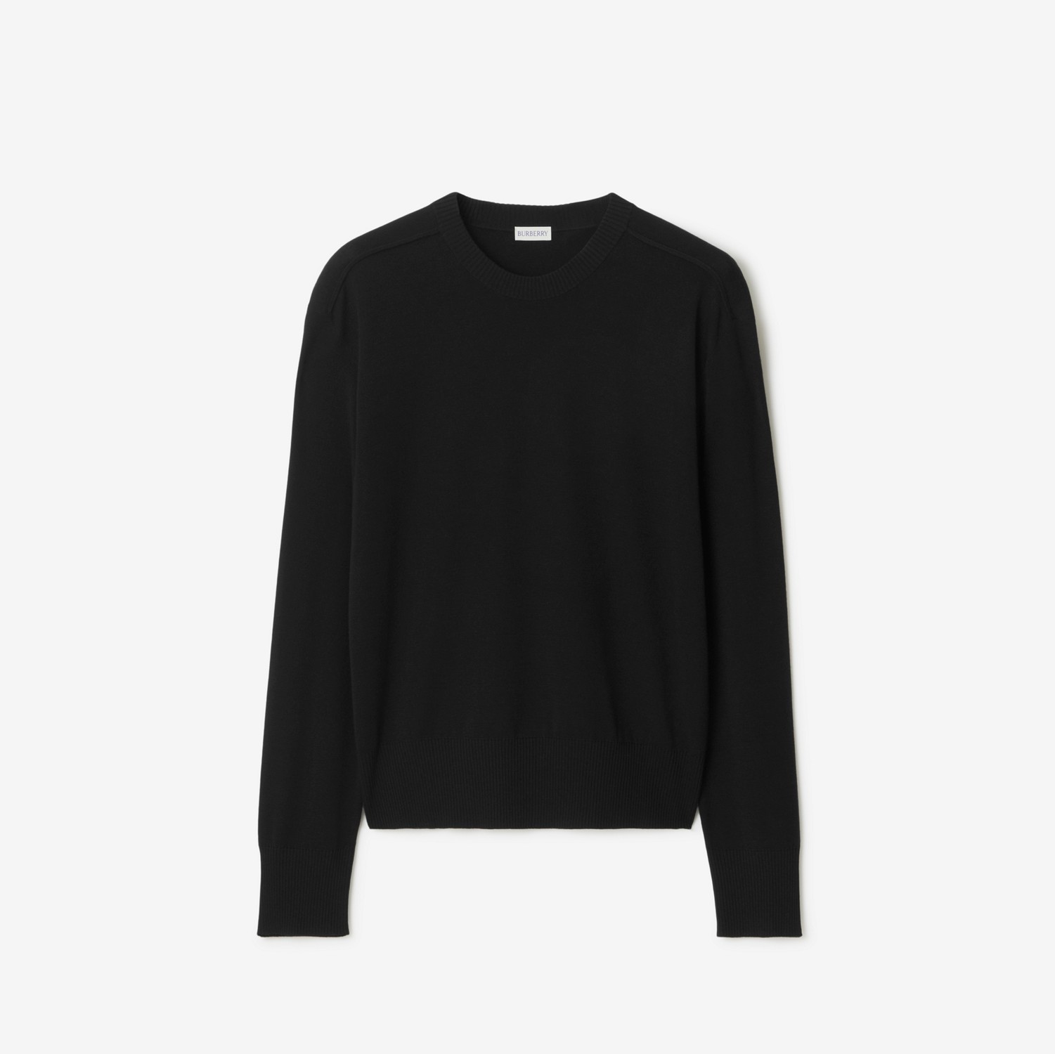 Wool Sweater in Black - Men | Burberry® Official
