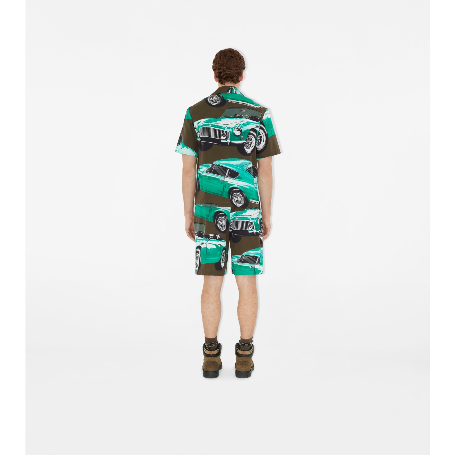 Car Cotton Poplin Shorts