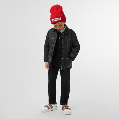 black quilted burberry jacket