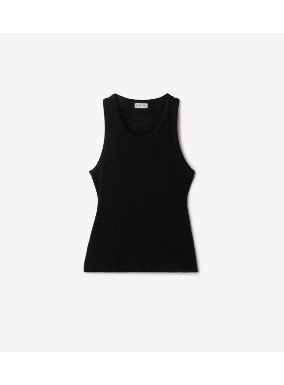 Stretch Cotton Tank Top