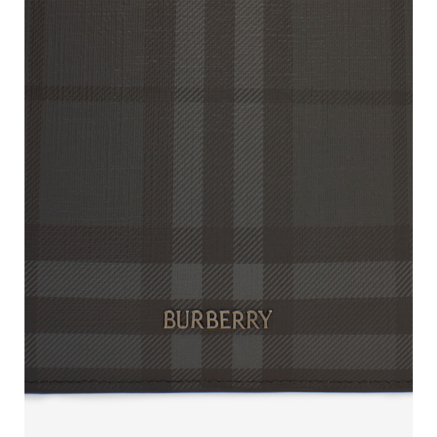 City Check Zip Pouch in Iron grey - Men, Cotton, Technical | Burberry® Official