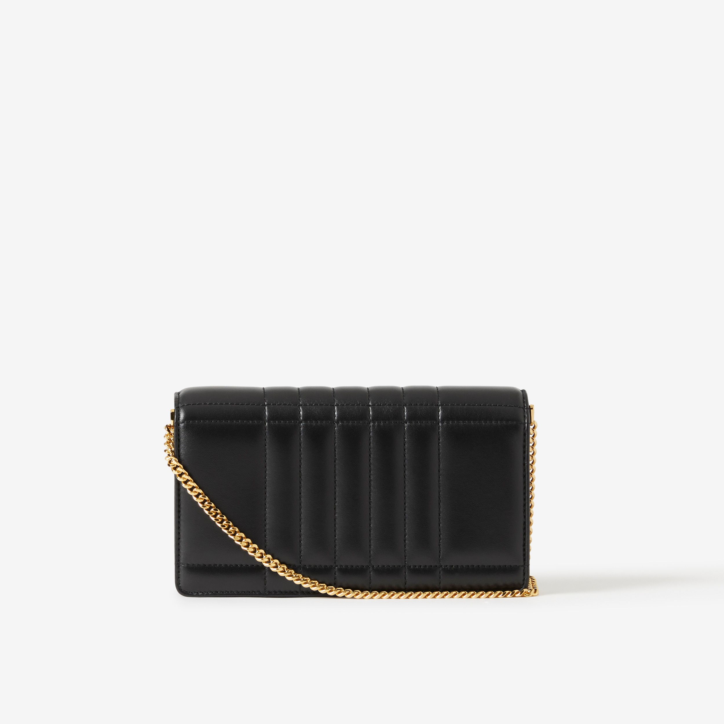 Quilted Leather Lola Clutch in Black - Women | Burberry® Official