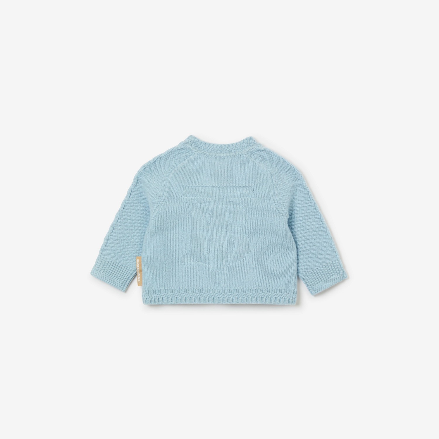 Gift set para bebê com três peças em cashmere (Azul Claro) - Crianças | Burberry® oficial