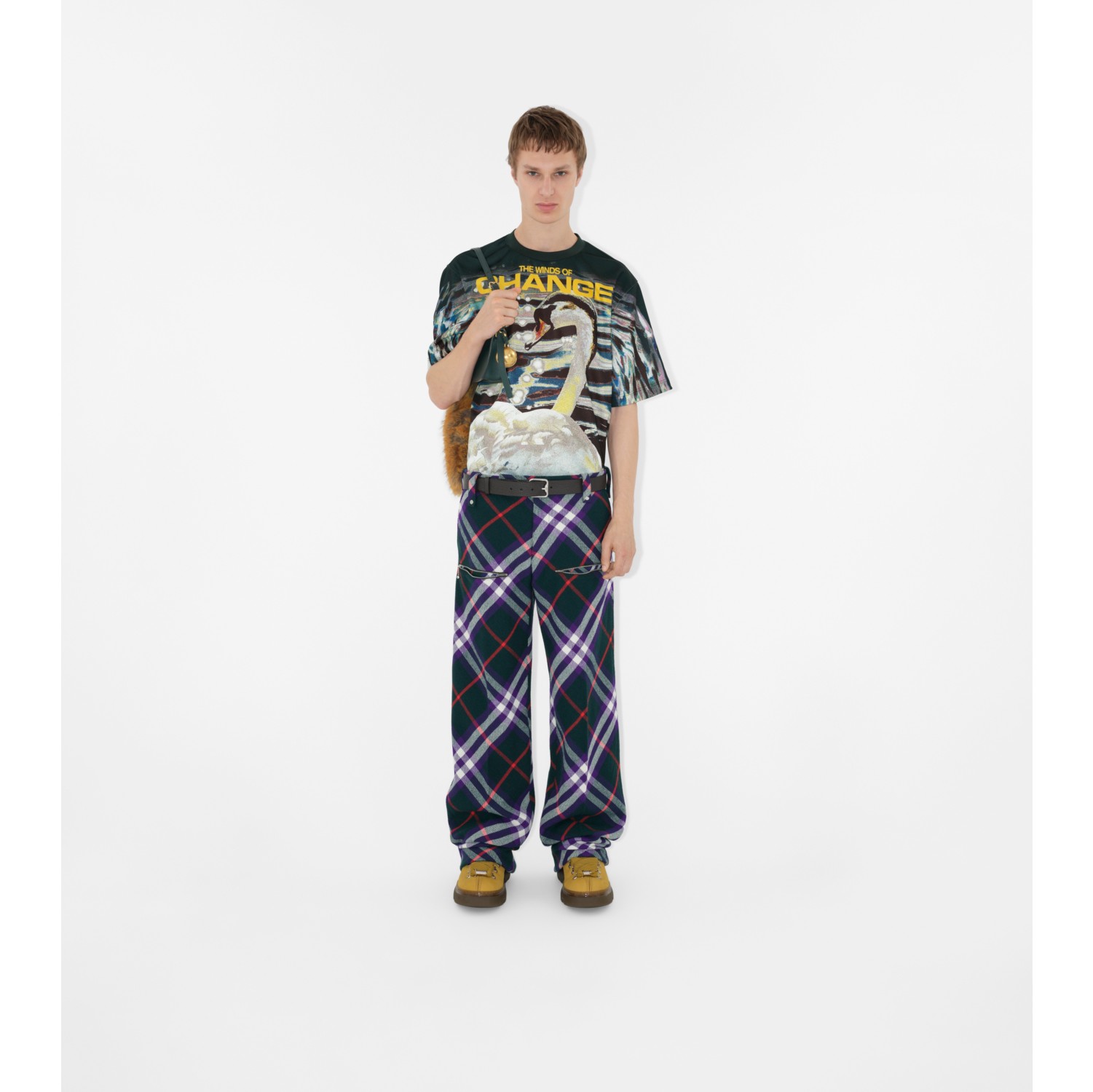 Mens burberry pajama cheap pants