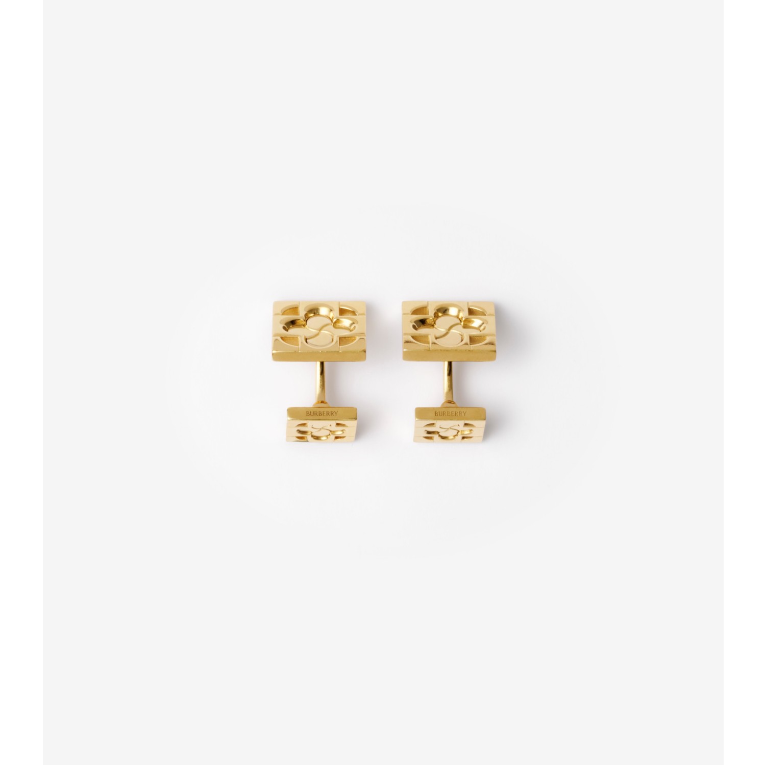 Burberry gold cufflinks on sale