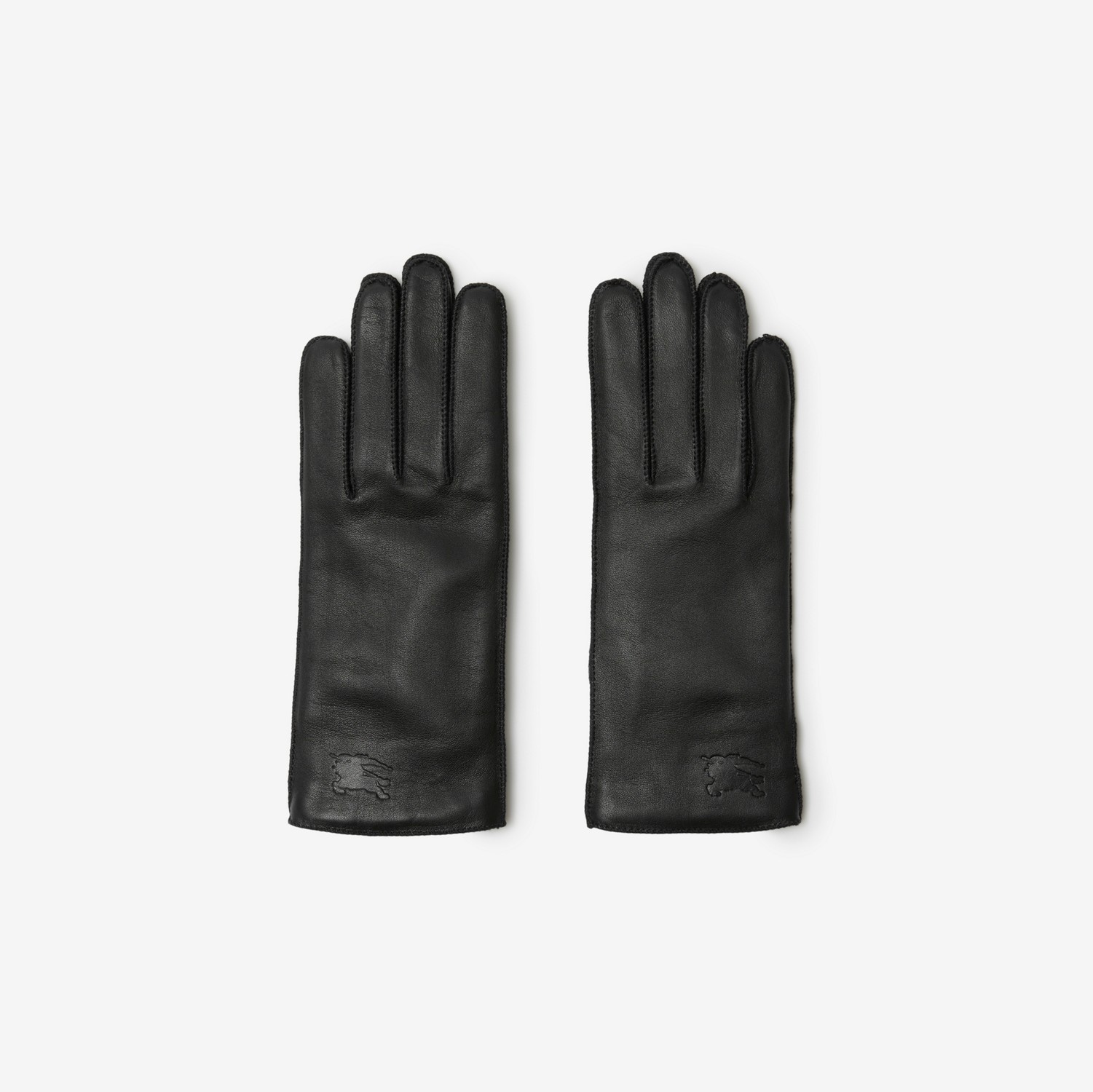 EKD Leather Gloves in Black - Women | Burberry® Official