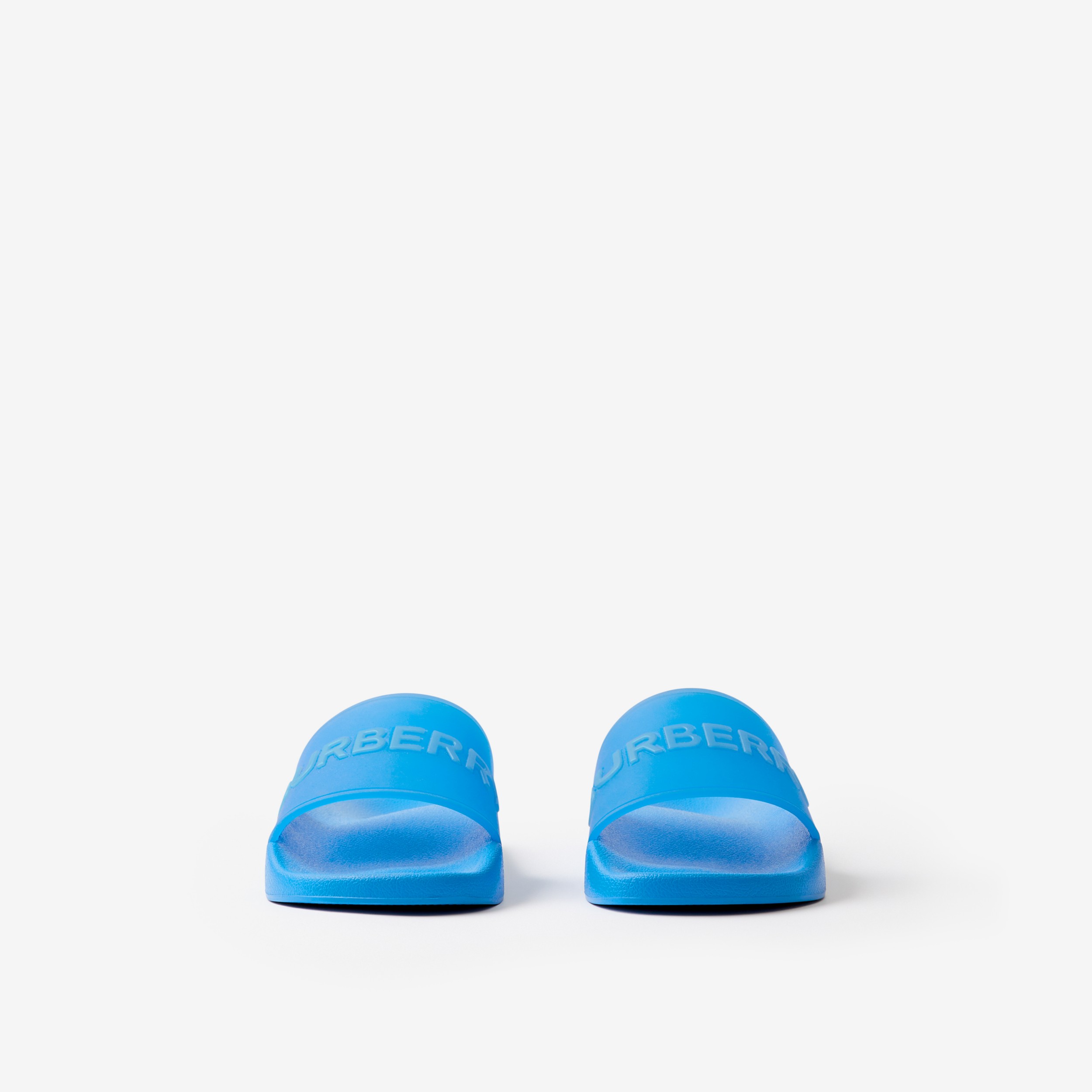 Logo Detail Slides in Vivid Blue - Men | Burberry® Official - 2