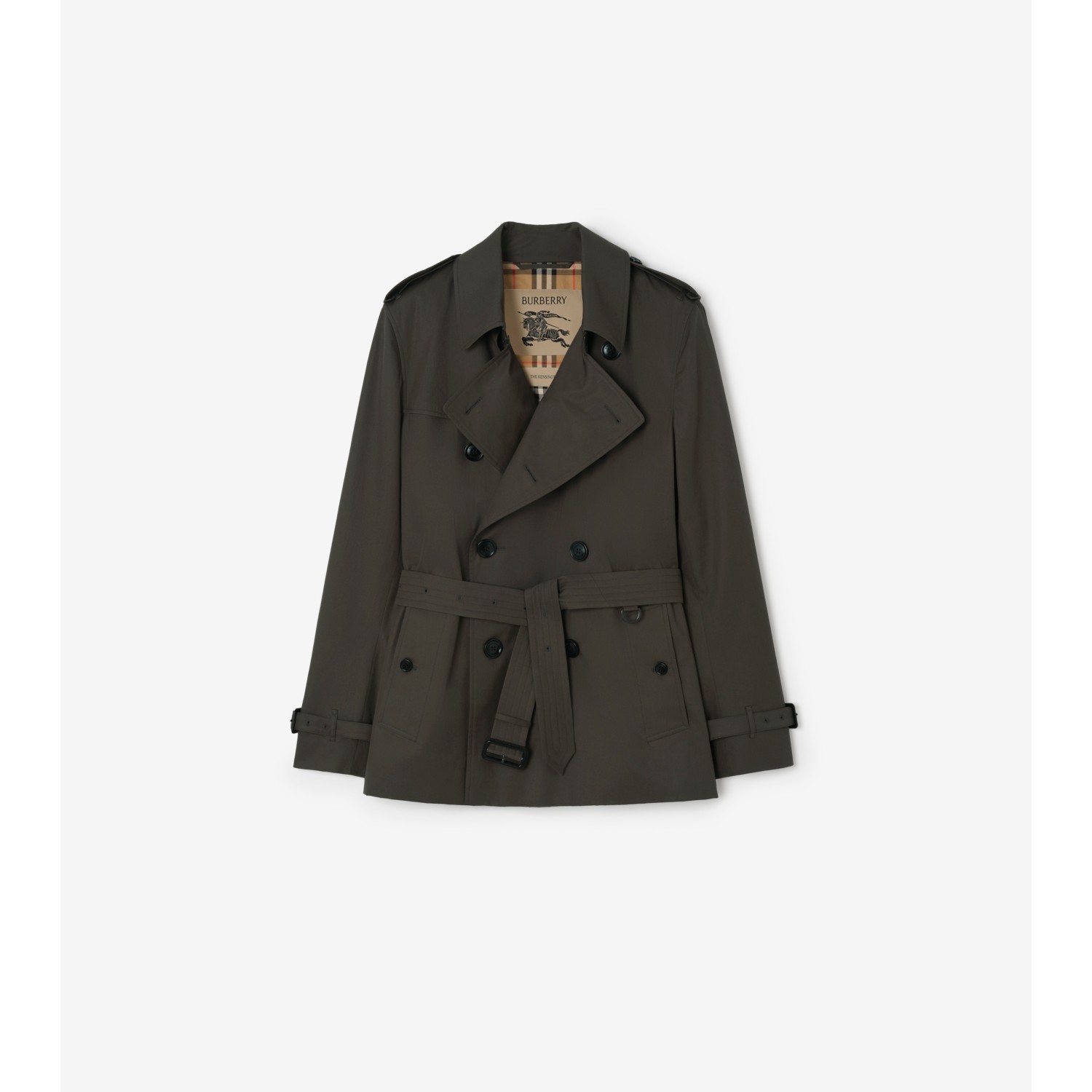 Extra-short Tropical Gabardine Kensington Trench Coat