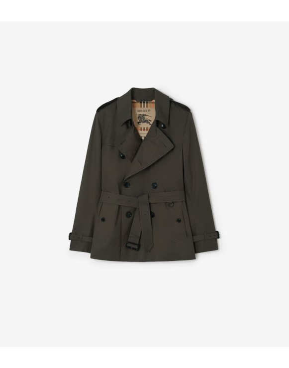 Extra-short Tropical Gabardine Kensington Trench Coat