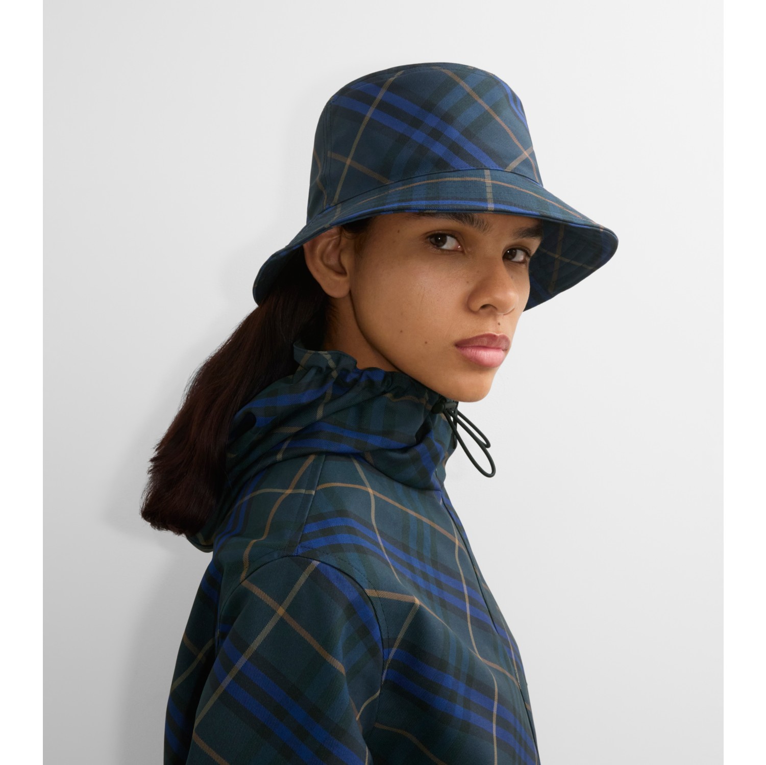 Check Twill Bucket Hat