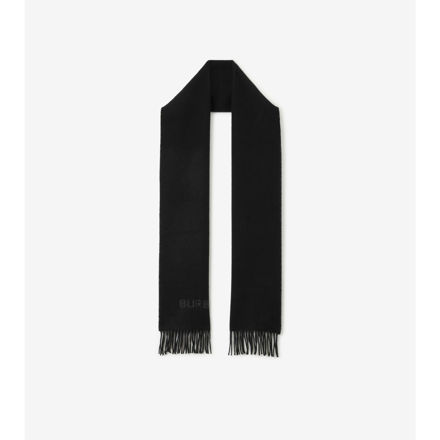 Burberry black cashmere store scarf