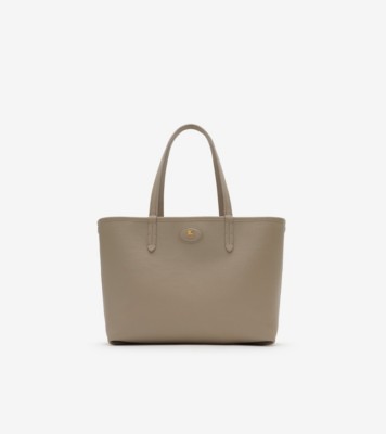 Small Reversible Bloomsbury Tote​ in Mushroom beige/mallow pink - Women, Leather | Burberry® Official