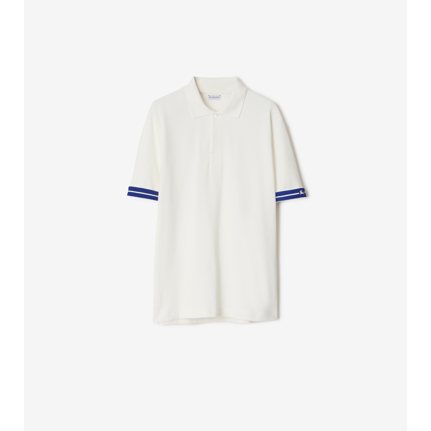 Burberry polo outlet white mens