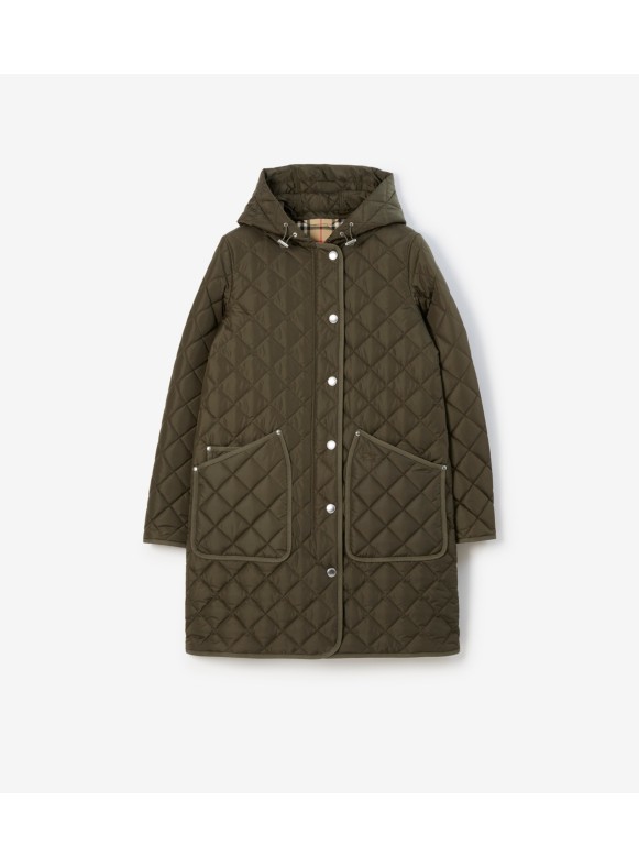 Diamond quilted best sale coat burberry