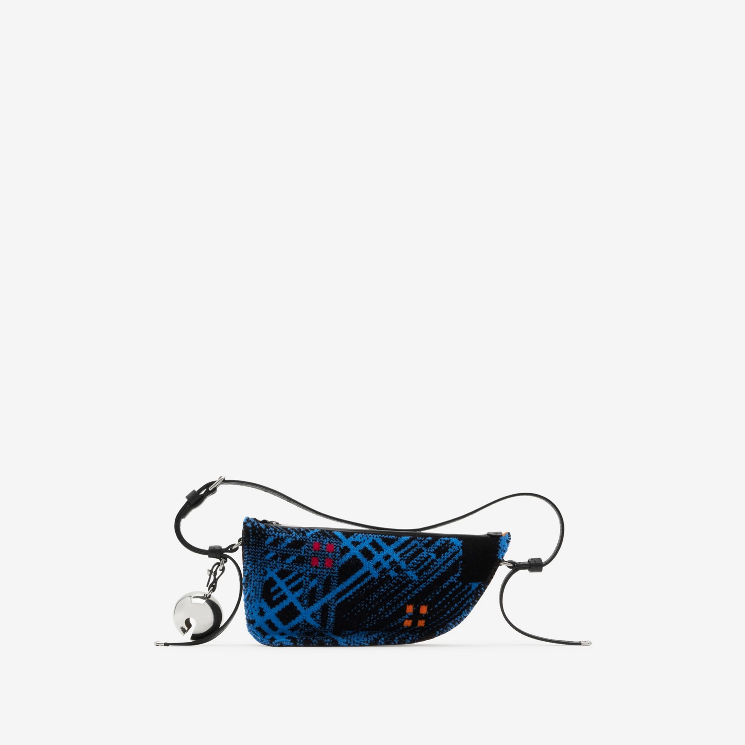 Mini Shield Sling Bag in Blue - Women | Burberry® Official