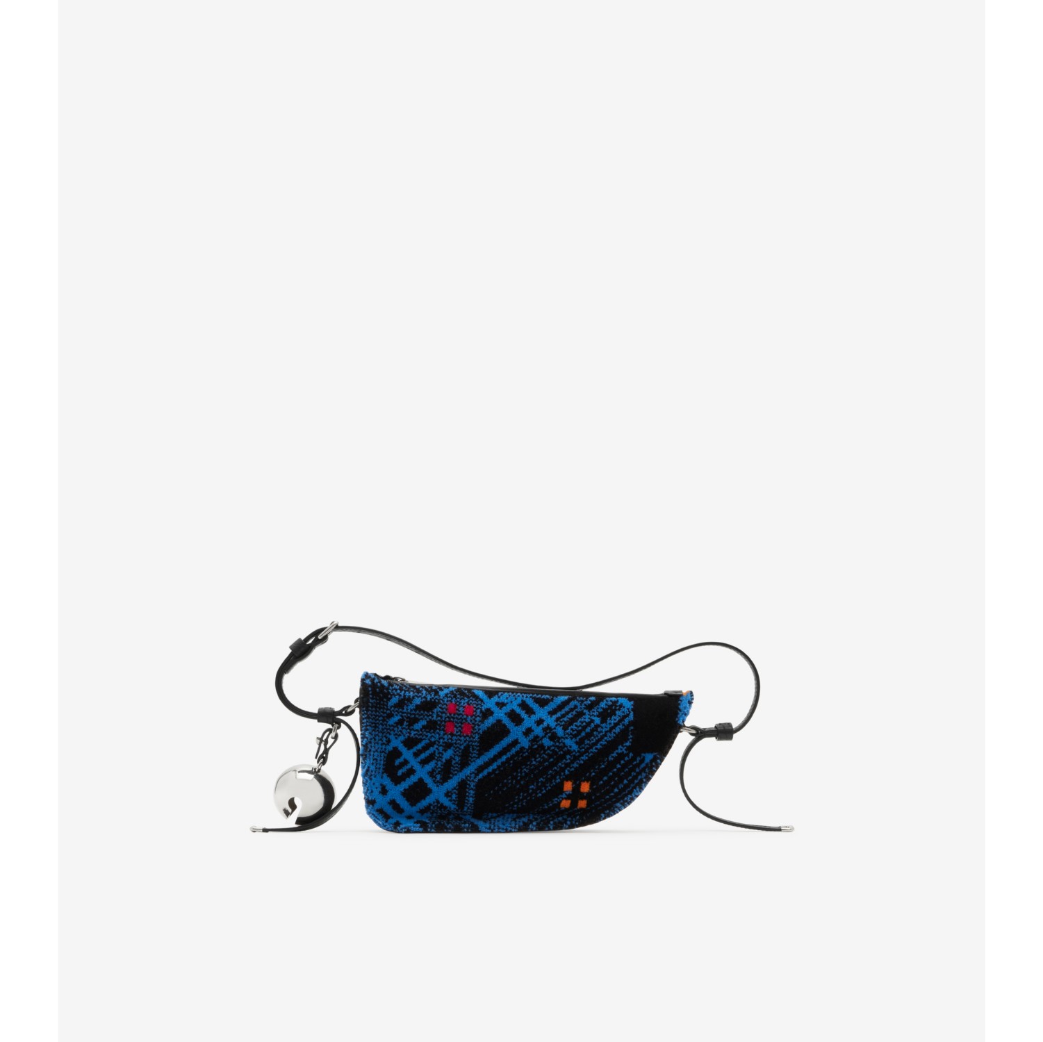 Mini Shield Sling Bag in Blue Women Burberry Official