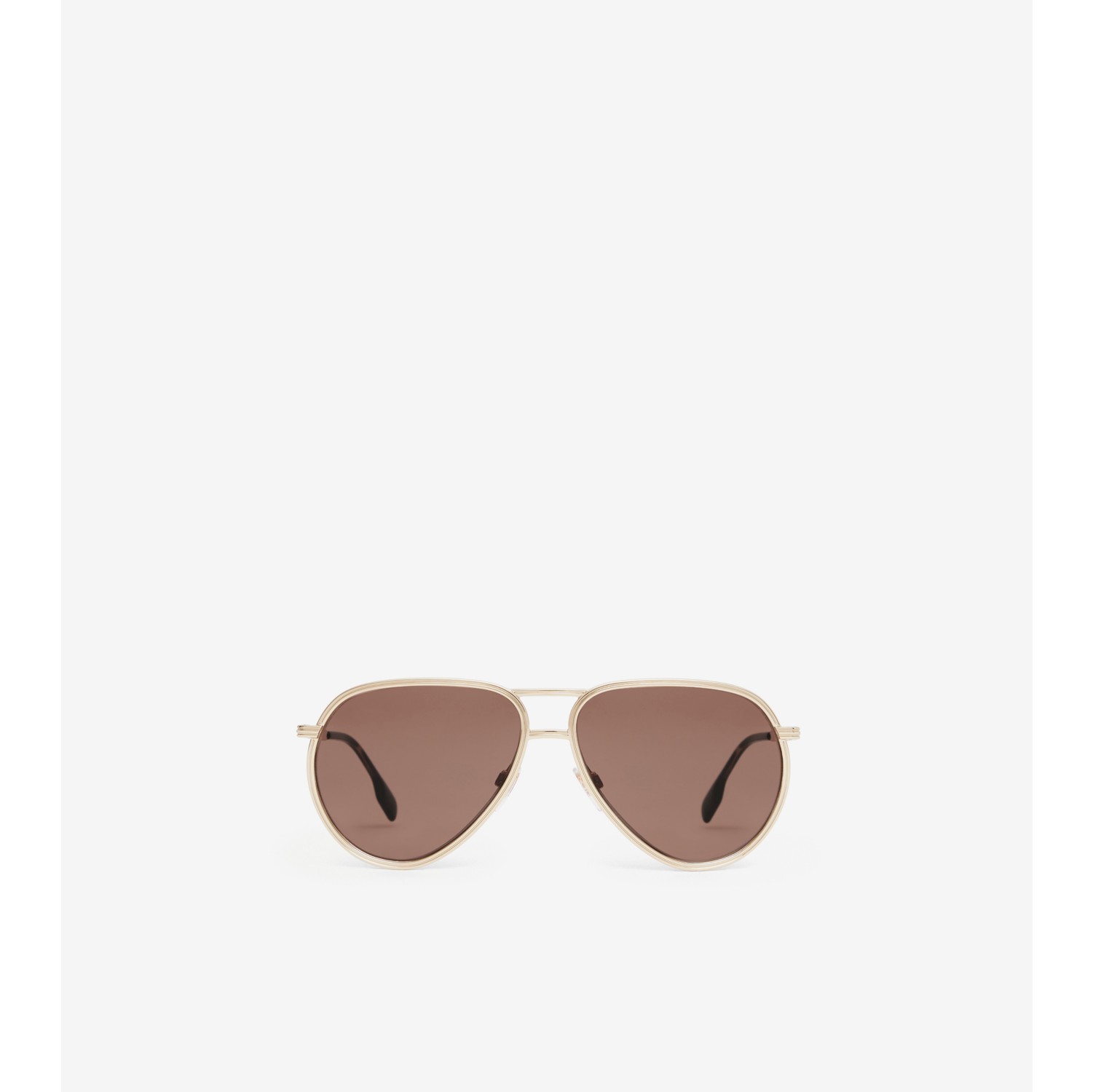 Gafas de sol estilo aviador (Marrón oscuro) - Hombre