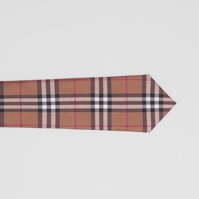 brown burberry tie