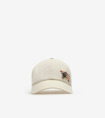 Knight Tropical Gabardine Baseball cap in Tundra white - Men