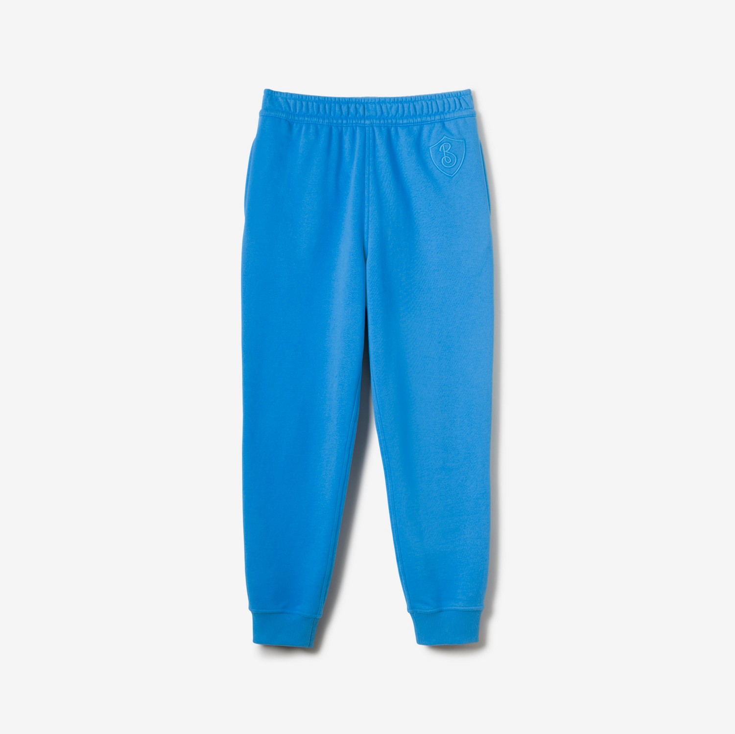 Pantalon de jogging en coton avec lettre brodée (Bleu Vif) - Femme | Site officiel Burberry®