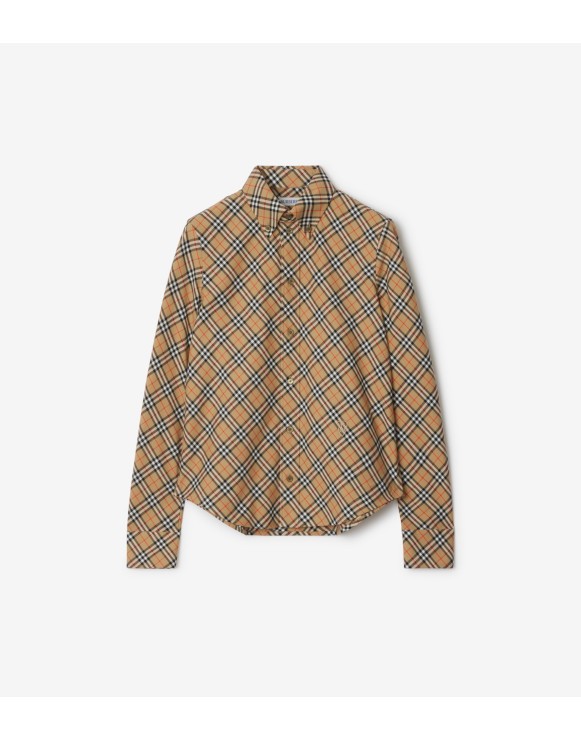 Burberry women's long sleeve shirt best sale