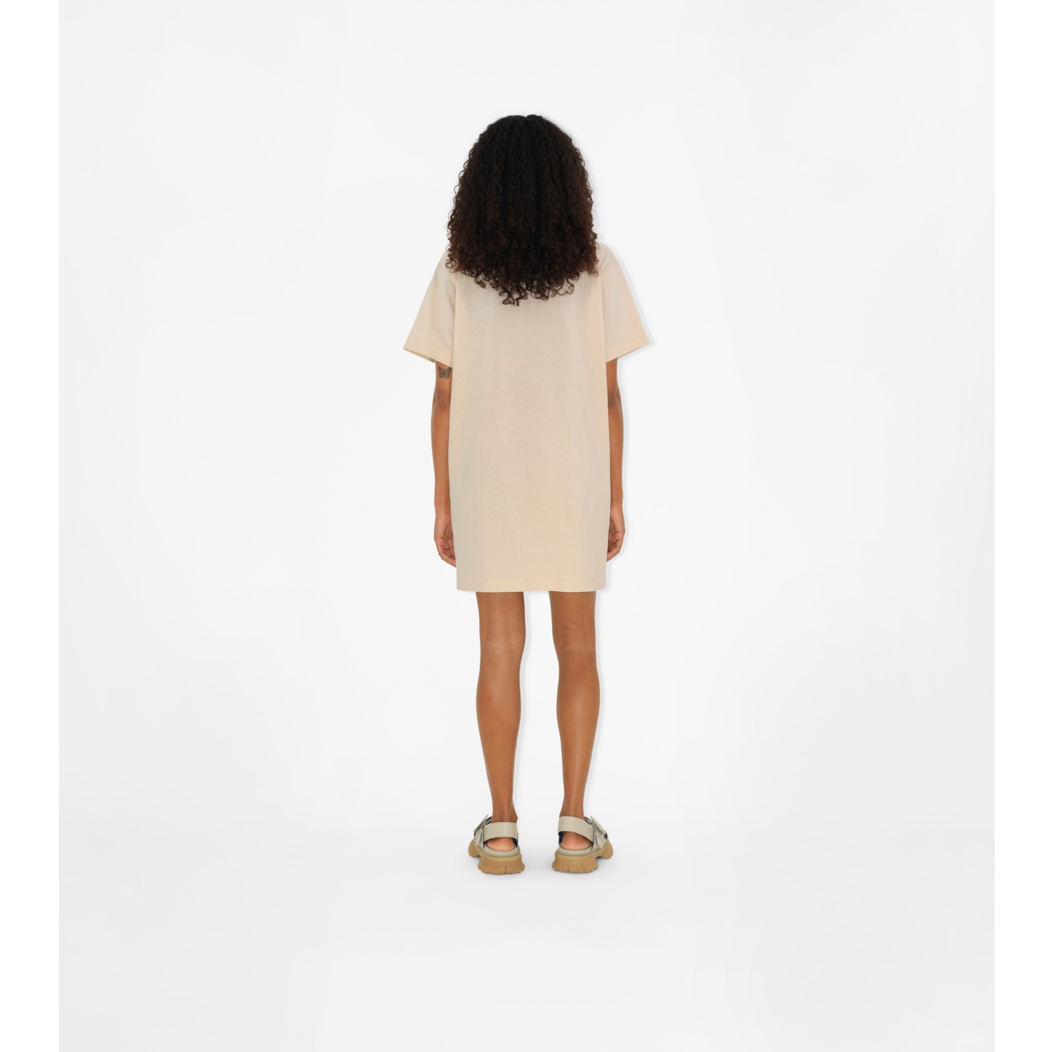 EKD Cotton T shirt Dress in Soap Women Burberry Official