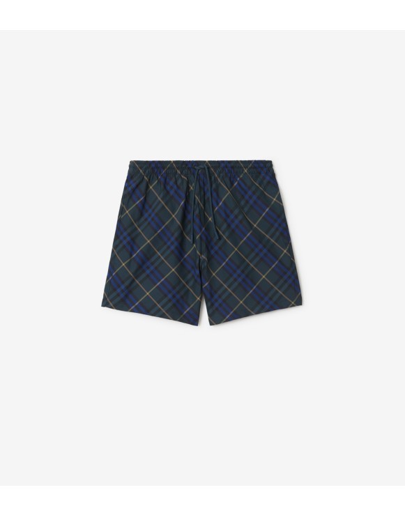 Check Swim Shorts