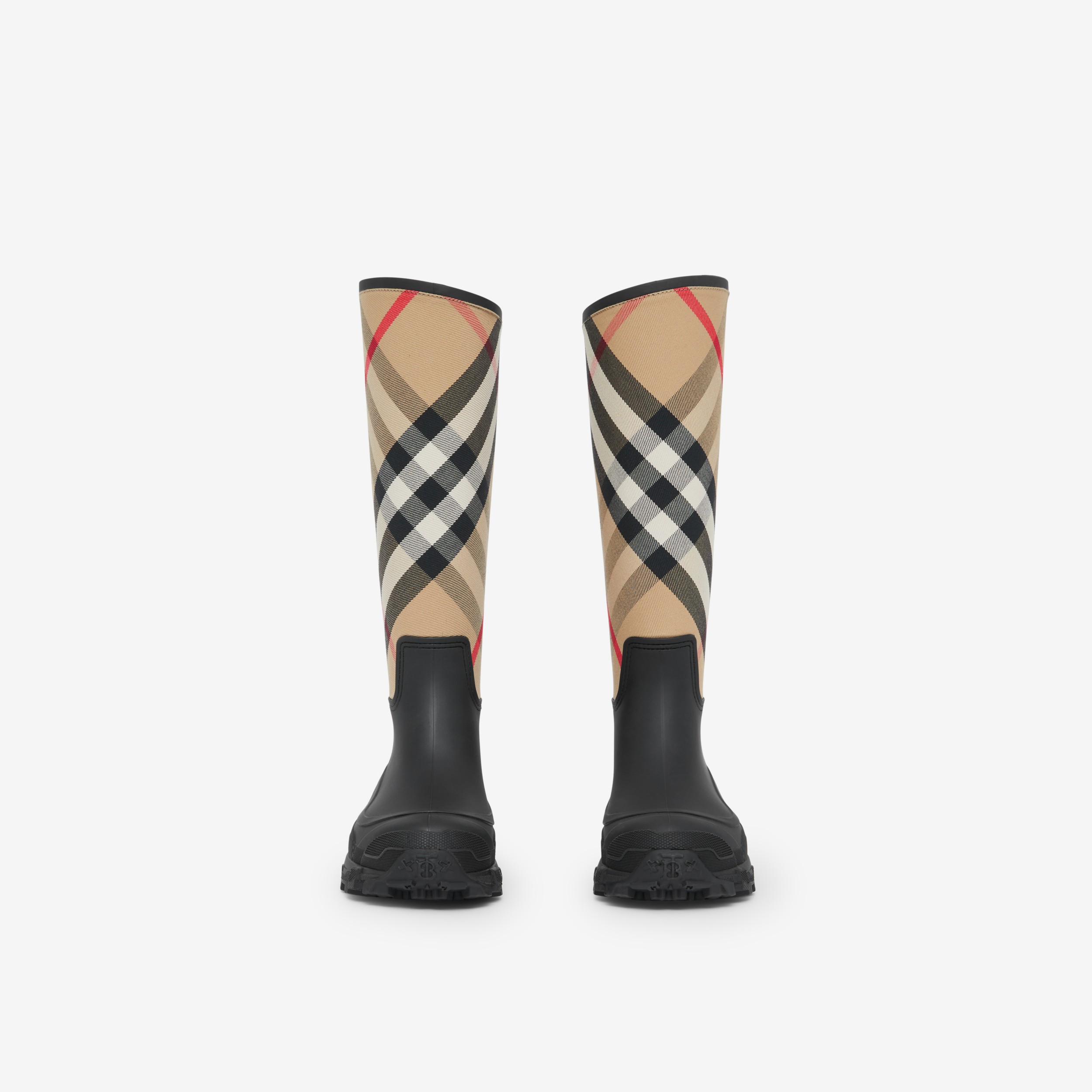 Timeless Patterns: House Check Burberry Boots