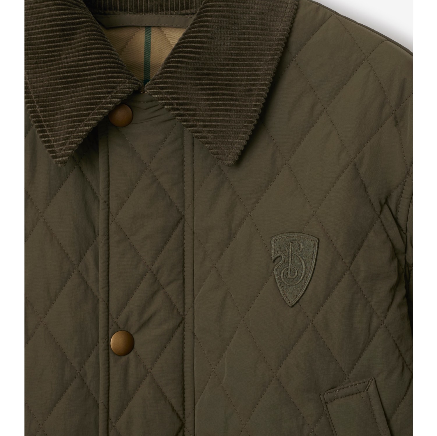 Quilted Nylon Barn Jacket