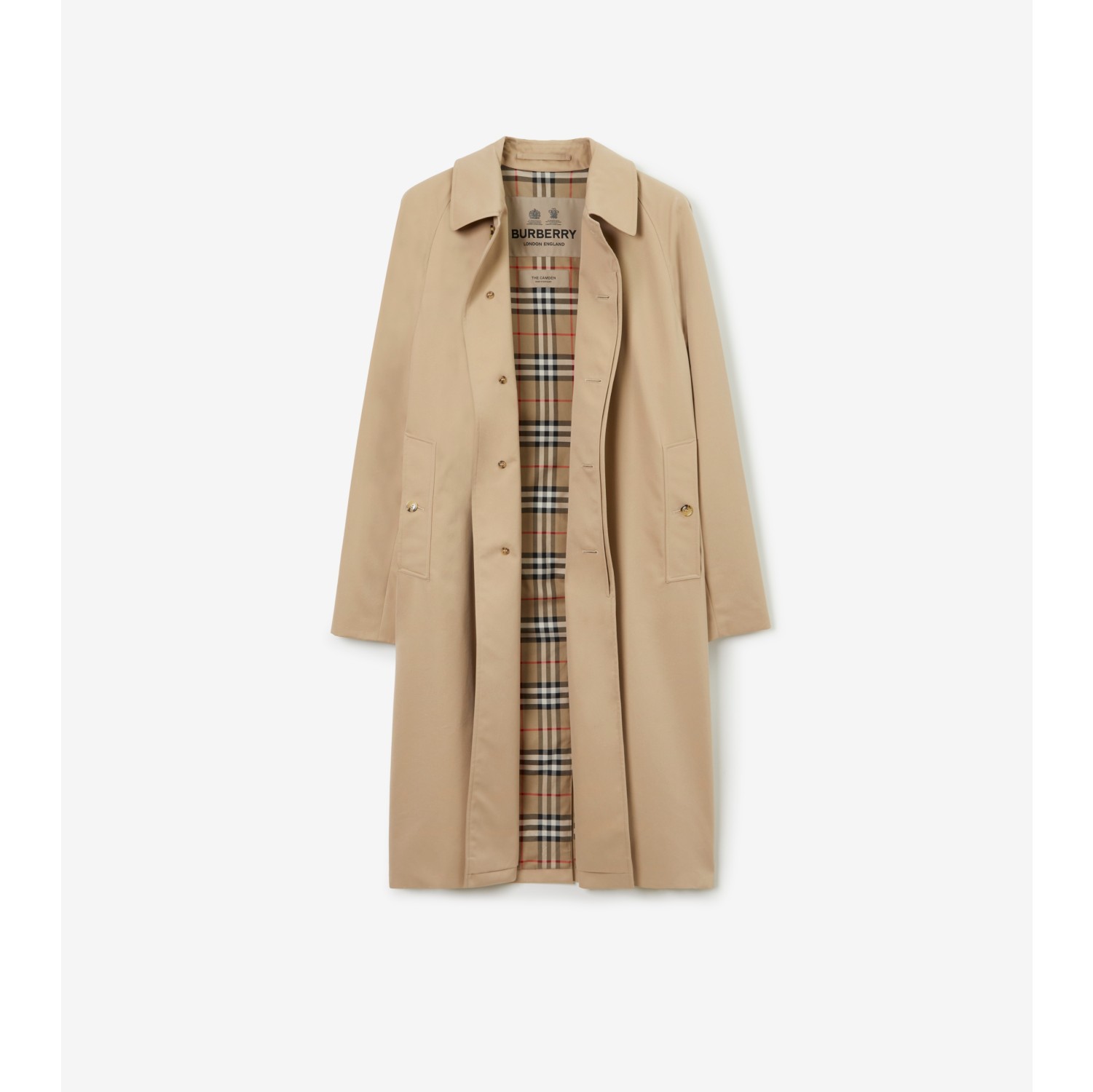 Burberry hot sale cream coat