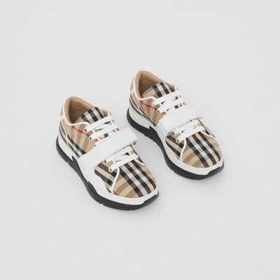 burberry velcro sneakers