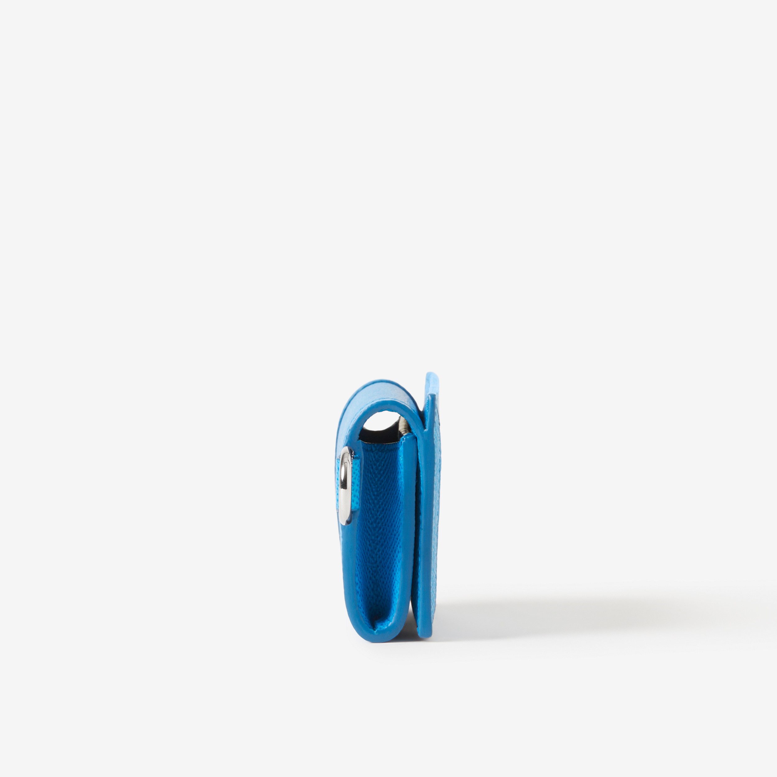 Porte-cartes TB en cuir grainé avec lanière (Bleu Vif) - Homme | Site officiel Burberry® - 2