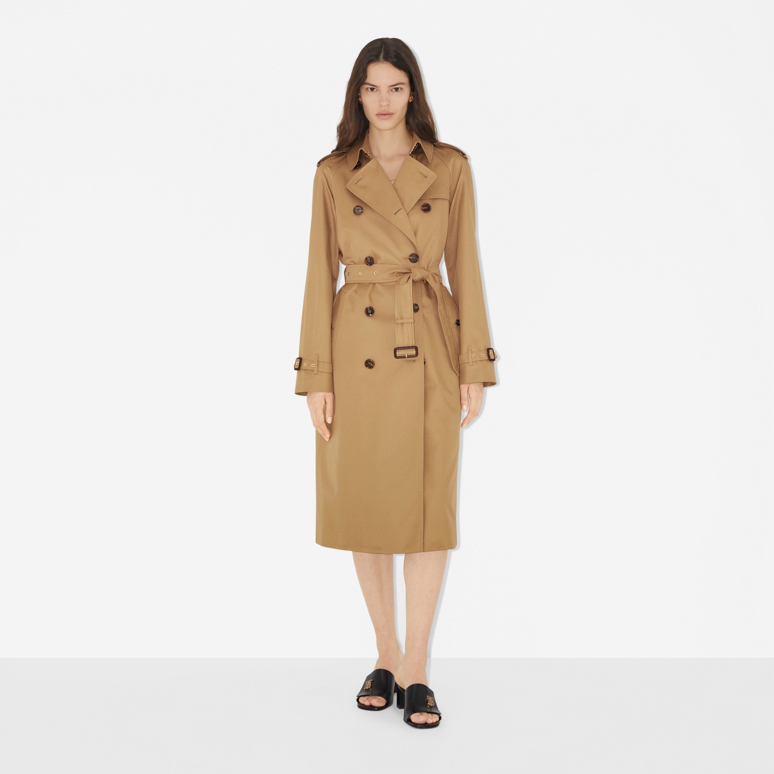 Trench coat Waterloo en algodón de gabardina (Cámel) - Mujer | Burberry® oficial - 3
